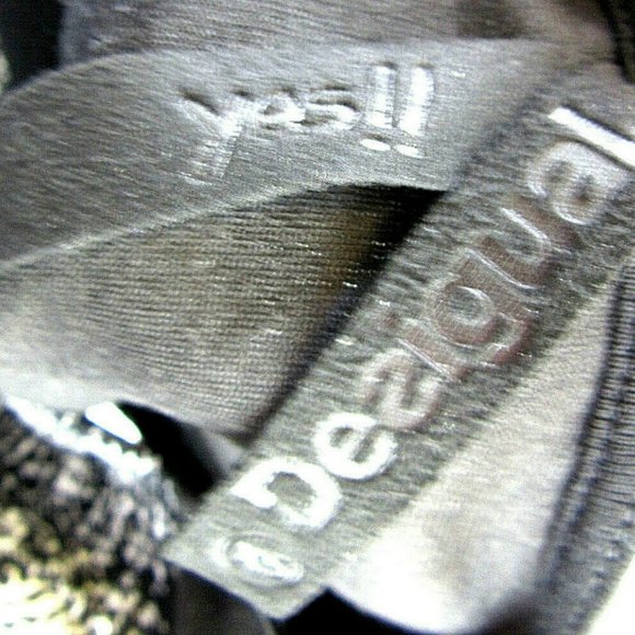 Desigual Black White Dress Office Cocktail Party, Date Casual Designer Women XS - Picture 9 of 12